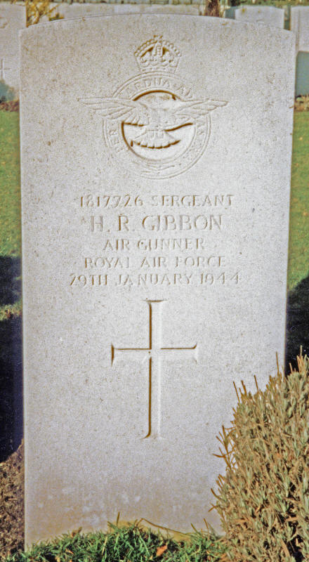 Sgt Homfray Reece Gibbon<br/><br /><br />died January 29th, 1944